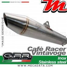 Silencieux Racing universel sans tube de liaison ~ GPR Vintavoge Cafè Racer 