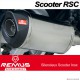 Silencieux Echappement Remus RSC Piaggio Vespa GTS 125 i e 09+