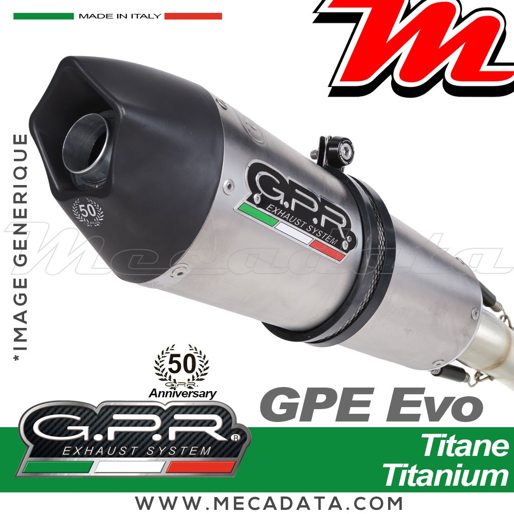 Pot D'échappement DOMINATOR GP3 Titanium Pour BMW S1000R 2021-2023 - Usage Circuit Uniquement