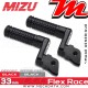 Repose-pieds ajustables conducteur Mizu Flex-Race Value:33 mm | Noir | Noir