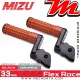 Repose-pieds ajustables conducteur Mizu Flex-Race Value:33 mm | Noir | Orange