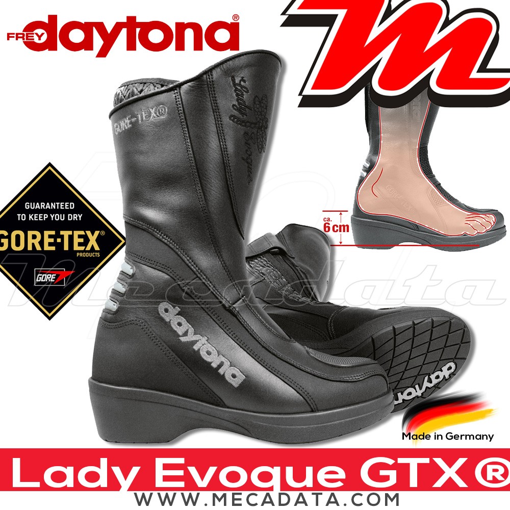 Bottes moto avec talons 6 cm Gore-Tex Daytona Lady Evoque GTX®