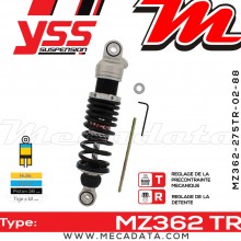 Amortisseur ~ YSS MZ362-275TR-02-88