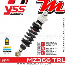 Amortisseur ~ YSS MZ366-290TRL-28-88