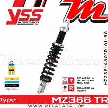 Amortisseur ~ YSS MZ366-480TR-01-88