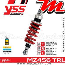 Amortisseur ~ YSS MZ456-300TRL-54-85 