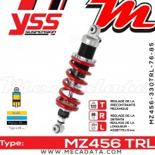 Amortisseur ~ YSS MZ456-330TRL-76-85 