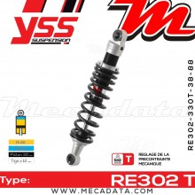 Amortisseur ~ YSS RE302-330T-38-88 