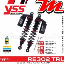 Amortisseur ~ YSS RG302-335TRL-16-888A 