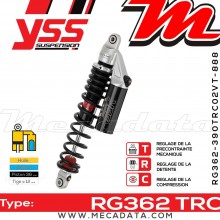 Amortisseur ~ YSS RG362-390TRC02VT-888 