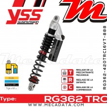 Amortisseur ~ YSS RG362-420TRC16VT-888 