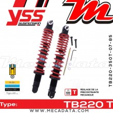 Amortisseur ~ YSS TB220-350T-07-85 