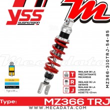 Amortisseur ~ YSS MZ366-310TRJ-54-85