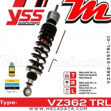 Amortisseur YSS VZ362 TRL ~ BMW R 1100 GS ABS (259) ~ Annee 1993 