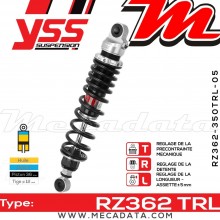 Amortisseur YSS RZ362 TRL ~ Kawasaki ER 500 D Twister () ~ Annee 2003 