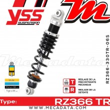 Amortisseur YSS RZ366 TR ~ Harley Davidson VRSCA 1130 V-Rod (HAA) ~ Annee 2003 