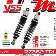 Amortisseur YSS RZ362 TRL ~ Honda VT 750 C2 Shadow Aero (RC44A) ~ Annee 2001 - 2002 