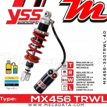 Amortisseur YSS MX456 TRW ~ Yamaha MT-09 A Street Rally ABS (RN296) ~ Annee 2015 - 2016 