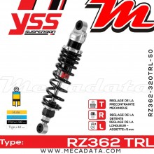 Amortisseur YSS RZ362 TRL ~ Triumph Rocket 2300 III Roadster ABS (C23XB) ~ Annee 2011 