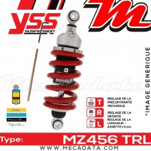 Amortisseur YSS MZ456 TRL ~ Kawasaki ER-6N 650 B ABS (ER650ABA) ~ Annee 2007 