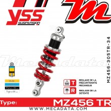 Amortisseur YSS MZ456 TRL ~ Honda NC 750 XD DCT ABS (RC72C) ~ Annee 2014 - 2015 