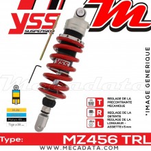 Amortisseur YSS MZ456 TRL ~ Suzuki DL 1000 V-Strom (BS1111) ~ Annee 2002 