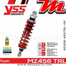 Amortisseur YSS MZ456 TRL ~ Yamaha TT 600 S (4GV) ~ Annee 1995 - 1997 