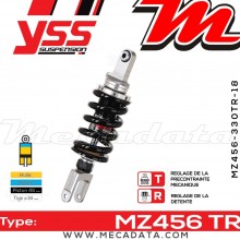 Amortisseur YSS MZ456 TR ~ BMW R 1200 C Independent (R2C/259C) ~ Annee 2002 