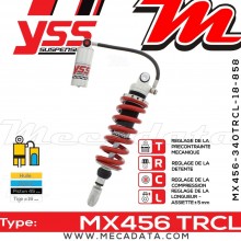 Amortisseur YSS MX456 TRC ~ Suzuki DL 650 A V-Strom ABS (B11121) ~ Annee 2008 