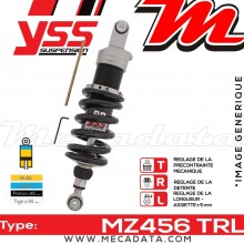 Amortisseur YSS MZ456 TRL ~ BMW R 1150 R Rockster (R11R/R28) ~ Annee 2005 