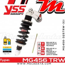 Amortisseur YSS MG456 TRW ~ Suzuki GSR 750 AUE ABS (C51121) ~ Annee 2013 - 2015 