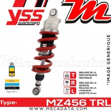 Amortisseur YSS MZ456 TRL ~ Honda CBR 600 RR (PC40C) ~ Annee 2012 