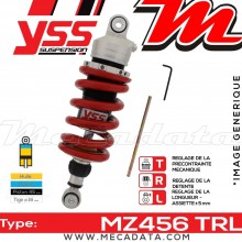 Amortisseur YSS MZ456 TRL ~ Honda CBF 500 (PC39C) ~ Annee 2006 - 2008 