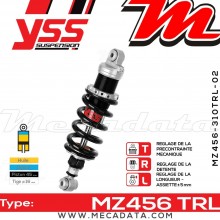 Amortisseur YSS MZ456 TRL ~ Honda CBR 600 F (PC35A) ~ Annee 1999 