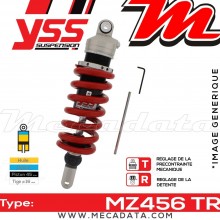 Amortisseur YSS MZ456 TR ~ Kawasaki ZX-12R 1200 B (ZXT20ABA) ~ Annee 2002 