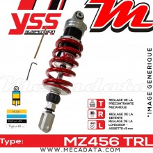 Amortisseur YSS MZ456 TRL ~ Kawasaki Z 1000 A (ZRT00AAA) ~ Annee 2004 