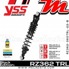 Amortisseur YSS RZ362 TRL ~ Triumph Thruxton 865 EFI (986ME2) ~ Annee 2012 