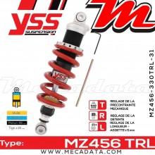 Amortisseur YSS MZ456 TRL ~ Honda VFR 1200 XL Crosstourer ABS (SC70E) ~ Annee 2014 