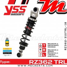 Amortisseur YSS RZ362 TRL ~ Yamaha XJ 900 F (4BB) ~ Annee 1992 - 1994 