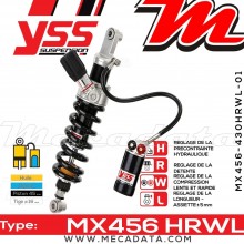 Amortisseur YSS MX456 HRW ~ BMW F 800 GS (E8GS/K72) ~ Annee 2011 