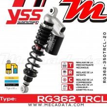 Amortisseur YSS RG362 TRC ~ Honda CB 500 S Sport (PC32F) ~ Annee 2000 - 2001 