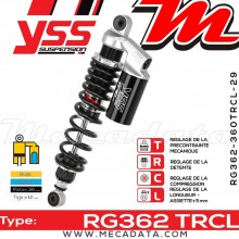 Amortisseur YSS RG362 TRC ~ Suzuki GSX 1400 (BN1111) ~ Annee 2006 - 2007 