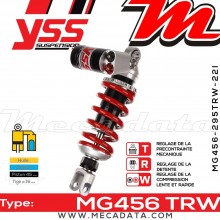 Amortisseur YSS MG456 TRW ~ Yamaha YZF-R6 600 (RJ155) ~ Annee 2012 