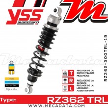 Amortisseur YSS RZ362 TRL ~ Honda GB 500 Clubman (PC16) ~ Annee 1989 