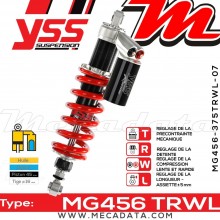 Amortisseur YSS MG456 TRW ~ KTM Supermoto 990 SM T LC8 ABS () ~ Annee 2011 
