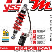 Amortisseur YSS MX456 TRW ~ Honda CBR 600 RR (PC40C) ~ Annee 2011 