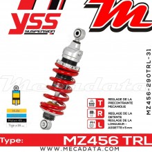 Amortisseur YSS MZ456 TRL ~ Ducati Monster 821 Stripe ABS (M604AA) ~ Annee 2016 