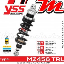 Amortisseur YSS MZ456 TRL ~ BMW G 310 GS ABS (5G31/K02) ~ Annee 2018 