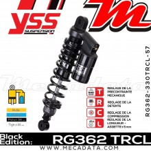 Amortisseur YSS RG362 TRC ~ Kawasaki W 800 A Black Edition (EJ800AAA) ~ Annee 2015 