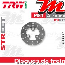 Disque de frein Avant ~ Piaggio 50 Zip Base (SSL) 1995-1996 ~ TRW Lucas MST 250